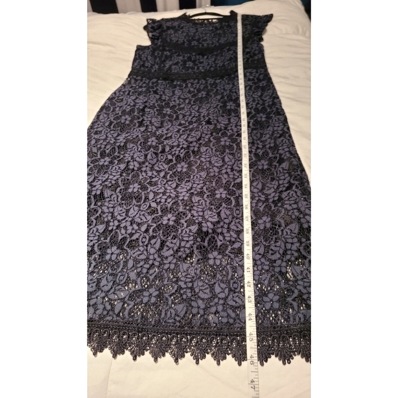 NWT Zara Lace Midi Pencil Dress, Size XL - Picture 14 of 15